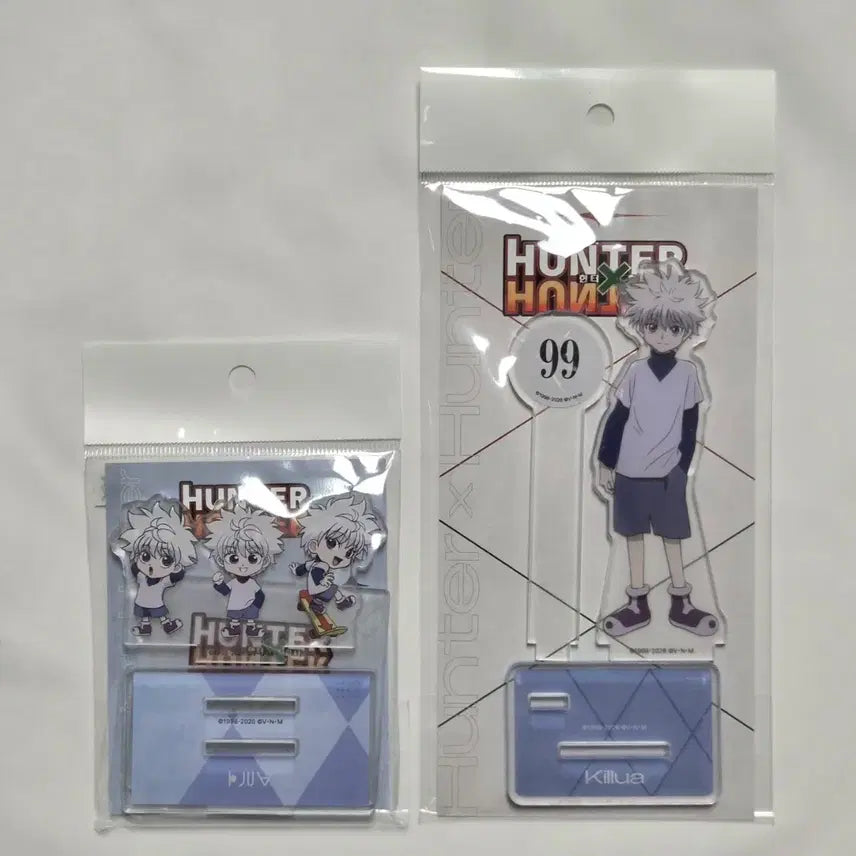 [BUNJANG] Hunter x Hunter Killua Collaboration Cafe Acrylic Stand Bundle Set / (새제품/일괄) 헌터헌터 콜라보카페 키르아 아크릴 스탠드