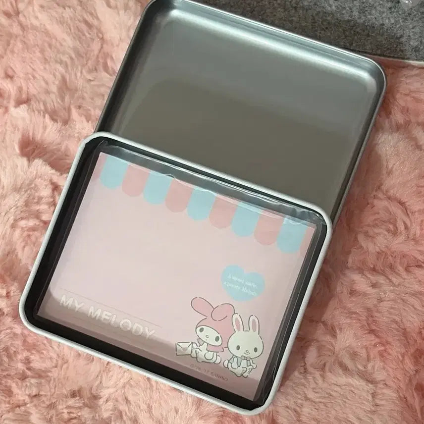 [BUNJANG] Vintage My Melody Memo Tin Case / [고전] 마이멜로디 메모 틴케이스