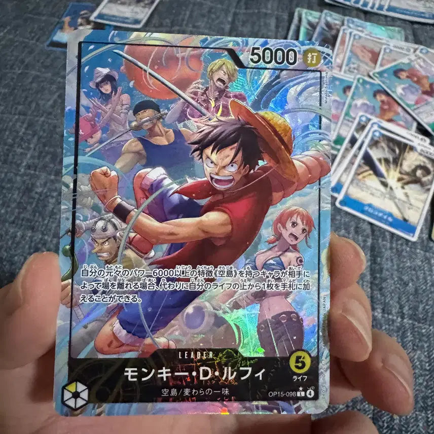 [BUNJANG] One Piece Card Game OP15-098 Luffy Leader Parallel / 원피스카드 15탄 OP15-098 루피 리더 페레 판매합니다