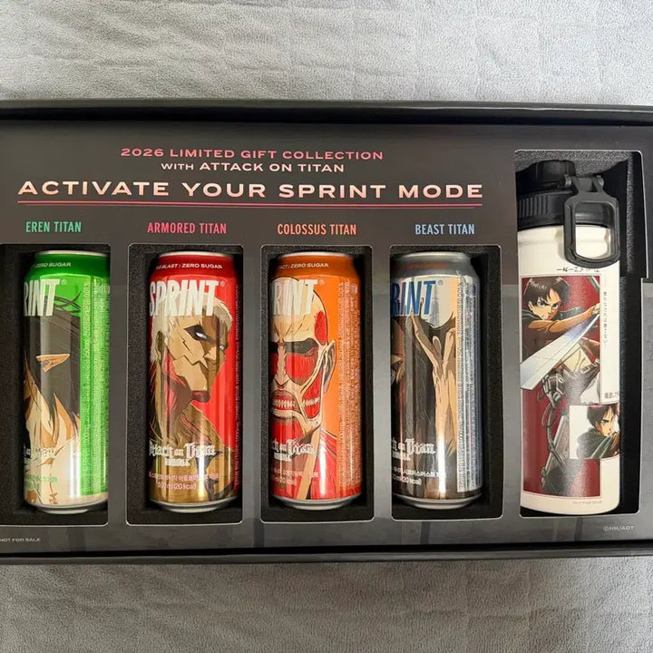 [BUNJANG] Attack on Titan Sprint Collaboration 1st Prize Merchandise / 스프린트X진격의거인 1등경품