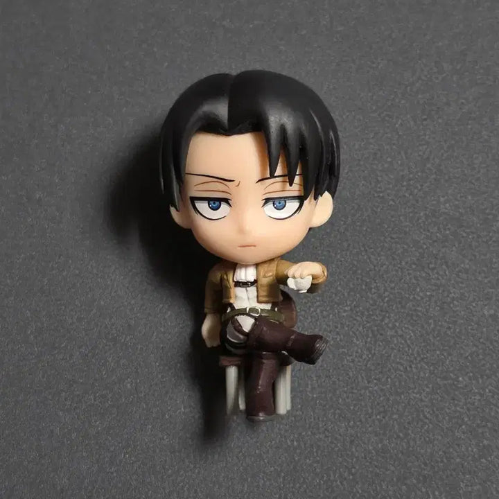 [BUNJANG] Attack on Titan Levi Chibi-Kyun Mini Figure / 진격의거인 리바이 구리바이반 치비큥 미니 피규어 판매