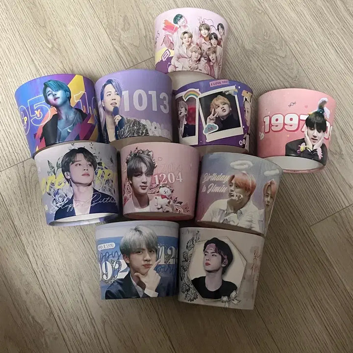 [BUNJANG] BTS Birthday Cafe Cup Holder / 방탄 생일카페 컵홀더