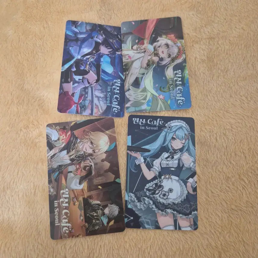 [BUNJANG] Genshin Impact Cafe Pre-paid Card (No Balance) - Faruzan, Nahida, Kaveh, Alhaitham, Wanderer / 원신 카페 선불카드 충전카드 파루잔 나히다 카베 알하이탐 방랑자 포카