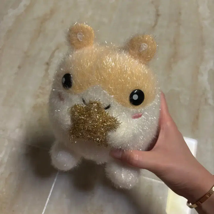 [BUNJANG] Classic Glitter Hamster Plush Toy / 고전 반짝이 포테햄 인형 오늘만!