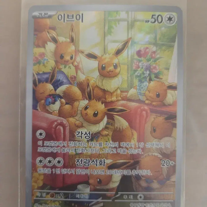 [BUNJANG] Eevee AR Trading Card / 이브이 ar