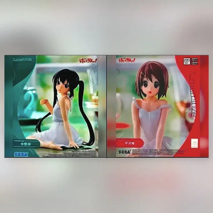 [BUNJANG] SEGA K-On! Yumemirize Azusa &amp; Yui Figures Bundle Set (Sealed) / [미개봉] 케이온 유메미라이즈 아즈사 + 유이 피규어 일괄 미개봉