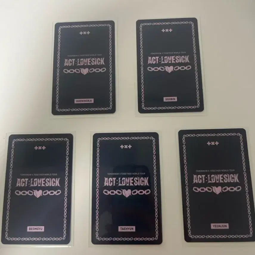 [BUNJANG] TXT LOVE SICK CON DVD Bundle Set Photocard / 투바투 txt 럽식콘 dvd 포카 일괄