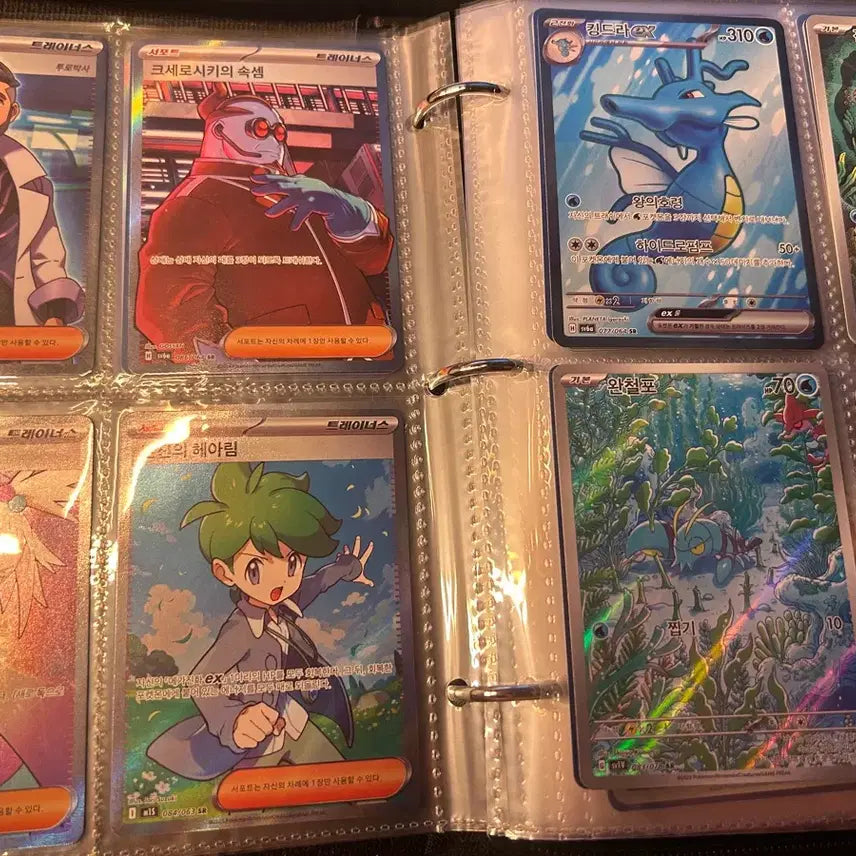 [BUNJANG] Pokemon Card Collection SAR, SR, UR, AR, RR Cards + Pokédex Album / 포켓몬카드 도감 SAR 4개 + SR 64개 + UR 3개 + AR 88개 + RR 65개