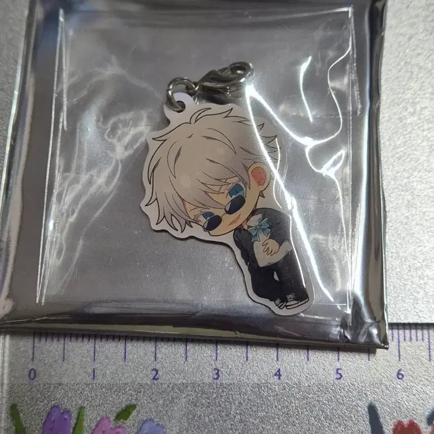 [BUNJANG] Jujutsu Kaisen Satoru Gojo Mini Charm Keychain / 주술회전 고죠 사토루 미니 참 키링