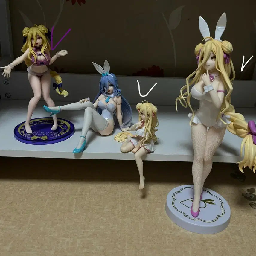 [BUNJANG] Date A Live Figure Bundle Set / 데이트 어 라이브 무쿠로,미오 피규어 4종 일괄