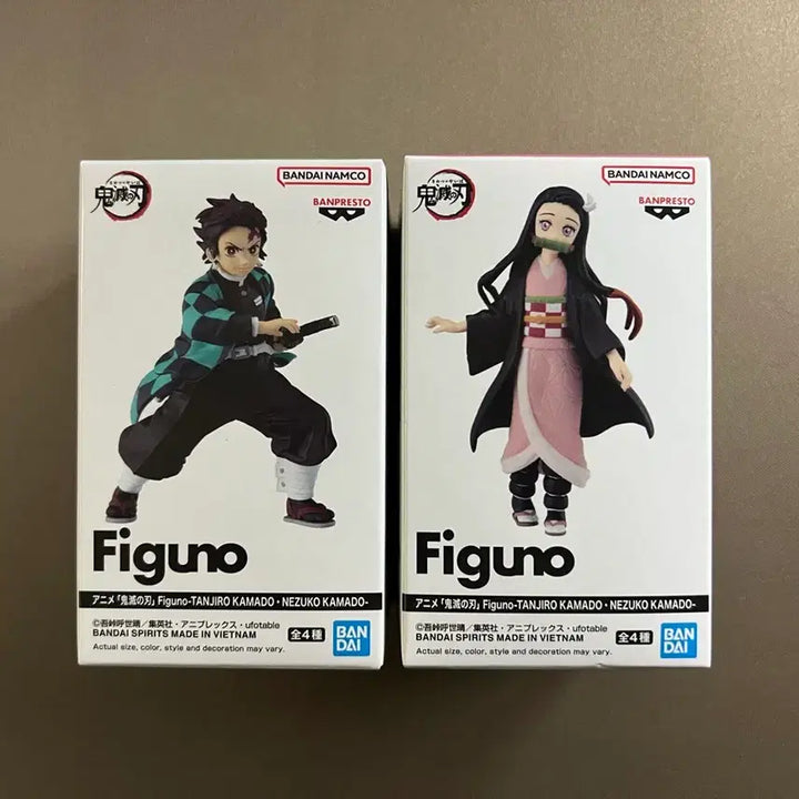 [BUNJANG] Figuno Demon Slayer Tanjiro A &amp; Nezuko C Figures (2 Types) / 귀멸의칼날/귀칼 탄지로 A, 네즈코 C 피규어 2종 (피그노/피구노/Figuno)