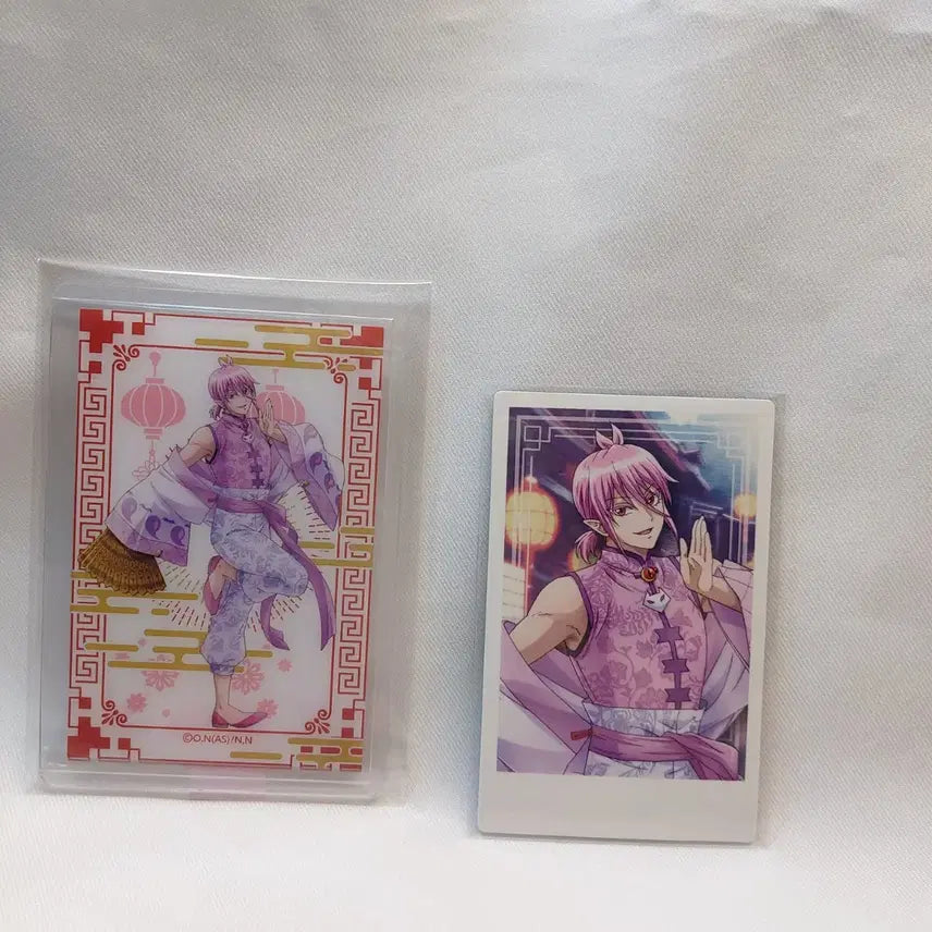 [BUNJANG] Aris Asmodeus Photocard &amp; Azuke Case &amp; Azuki Doll Bundle Set / (일괄) 악입문 아스모데우스 아리스 포카&amp;아즈케이스&amp;아즈누이