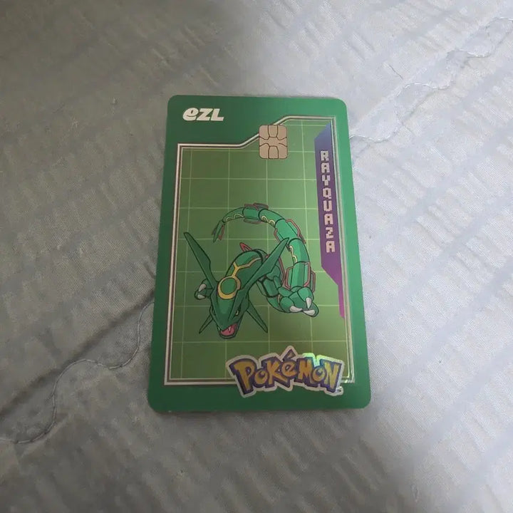 [BUNJANG] Pokemon Rayquaza Transit Card / 포켓몬 교통카드 레쿠쟈