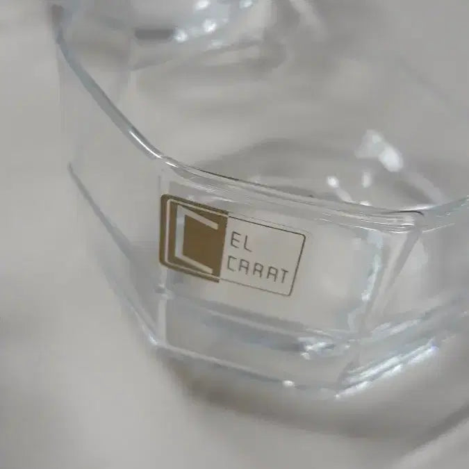 [BUNJANG] El Cale Art Octagonal Transparent Tumbler Set (5 Pieces) / 엘카라트 팔각투명컵