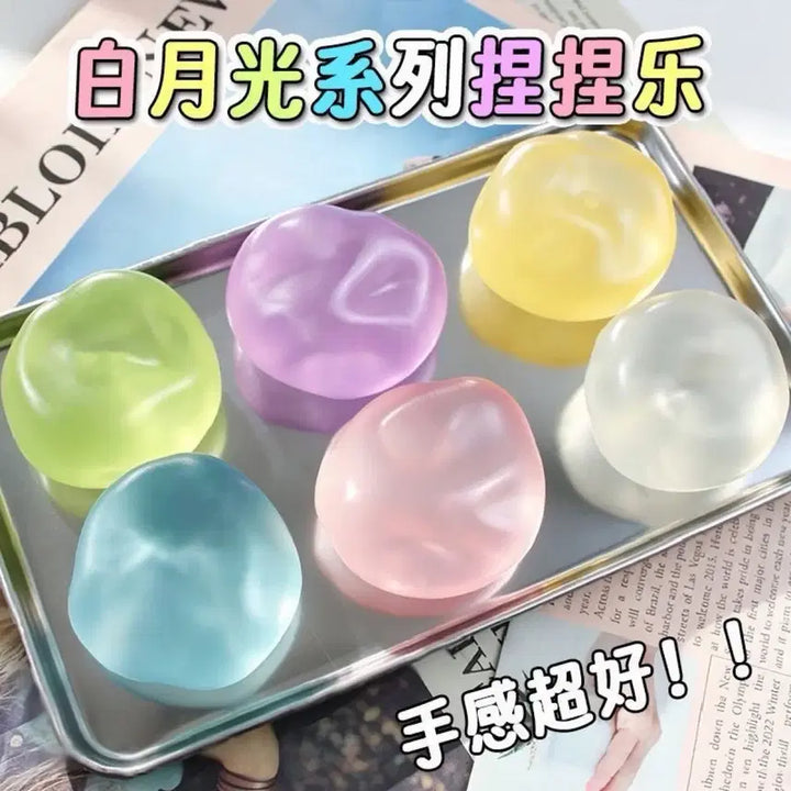 [BUNJANG] Coconut Oil Squishy Toy / 코코넛 오일 말랑이 투명 말랑이 코코넛 말랑이 스퀴시 크런치 말랑이 비누 호떡 땅콩