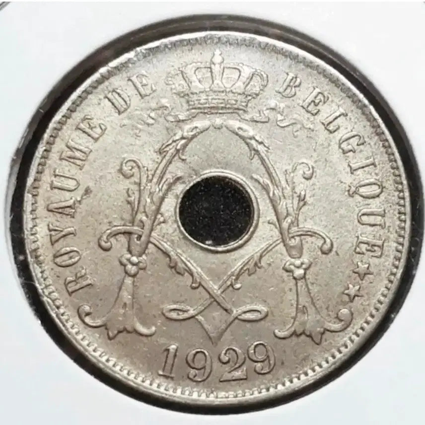 [BUNJANG] 1929 Belgium 25 Centimes Coin / 벨기에 1929년 25상팀.외국주화 주화 화폐 동전