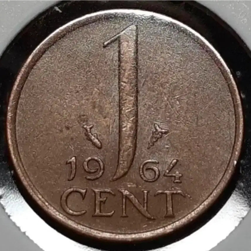 [BUNJANG] 1964 Netherlands 1 Cent Foreign Coin / 네델란드 1964년 1센트.외국주화 주화 화폐 동전