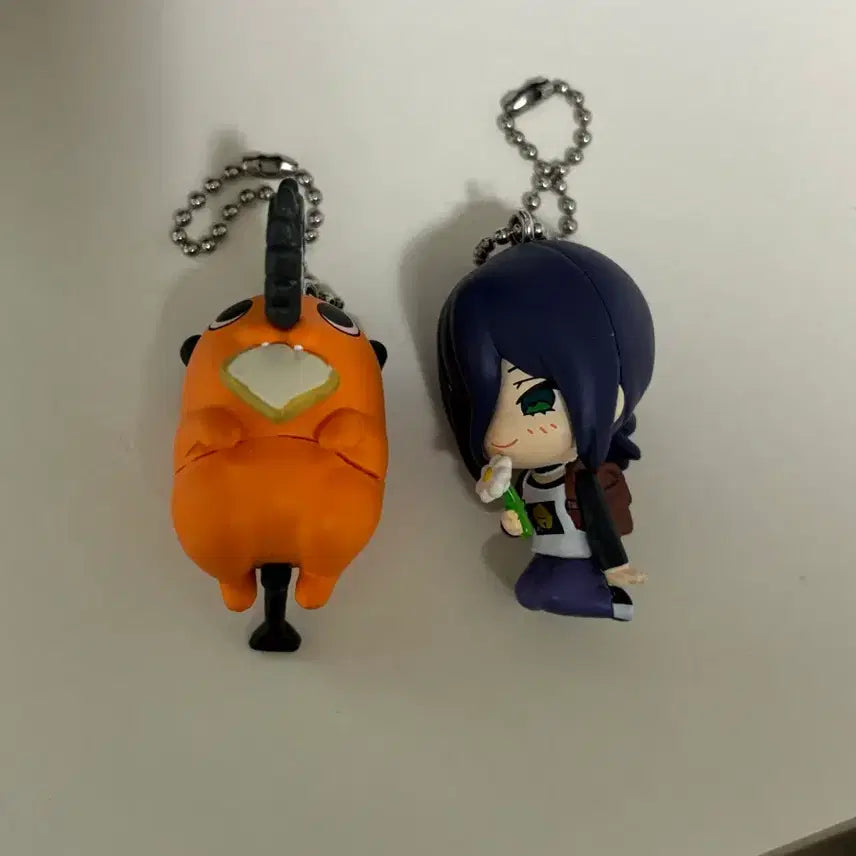 [BUNJANG] Chainsaw Man Depyfig Ballchain Keyring Gacha - Reze &amp; Pochita Bundle Set / 체인소맨 데포피그 볼체인 키링 가챠 레제,포치타 일괄