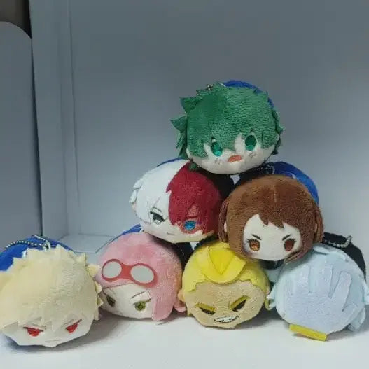 [BUNJANG] My Hero Academia Mochi Mochi Potecoro Keychain Bundle Set / 히로아카 모치모치 마스코트 포테코로 일괄