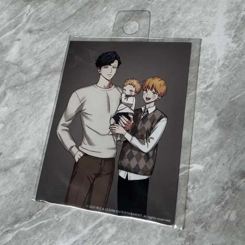 [BUNJANG] Love is an Illusion Studio Family Photo Animate BL Photocard / (원가) 사랑은 환상 스튜디오 가족사진 애니메이트 bl