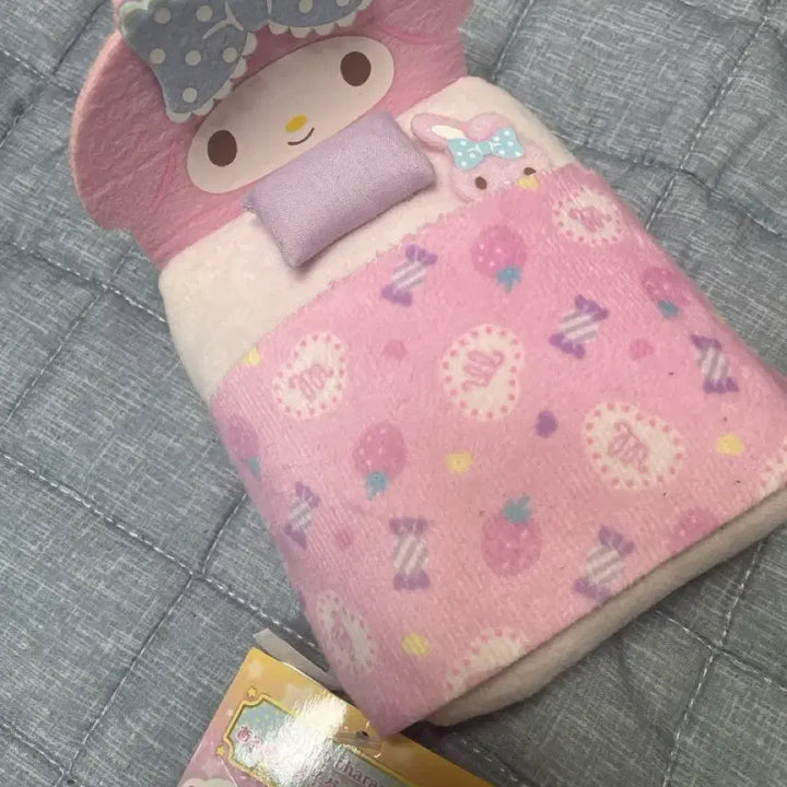 [BUNJANG] Sanrio My Melody Pink Miniature Bed / 산리오 마이멜로디 핑크 미니어처 침대