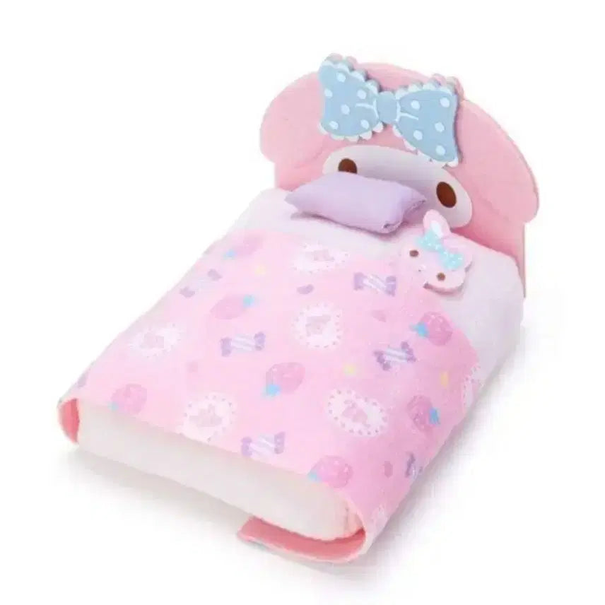 [BUNJANG] Sanrio My Melody Pink Miniature Bed / 산리오 마이멜로디 핑크 미니어처 침대