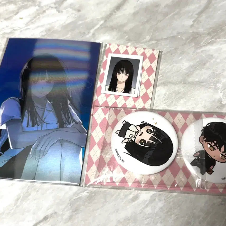 [BUNJANG] Just Dawn Only World Webtoon Festival Lenticular Proof Photo and Can Badge Set Bundle / (원가) 그저 여명일 뿐 월드 웹툰 페스티벌 렌티큘러 증명사진 증사 캔뱃지 세트 일괄