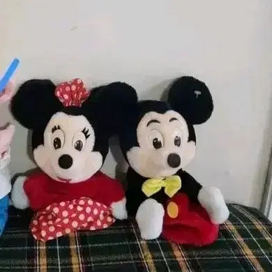 [BUNJANG] Applause Disney Mickey Mouse &amp; Minnie Mouse Hand Puppet Set / 디즈니 미키마우스 미니마우스 인형 세트