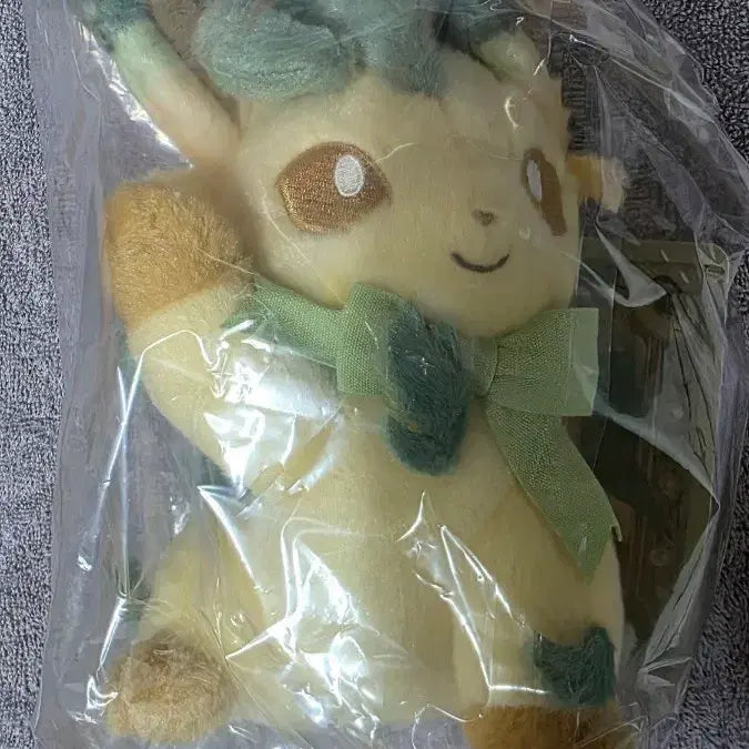 [BUNJANG] Pokemon Eevee Collection Leafeon Plush / 포켓몬 이브이 컬렉션 하이파이브 리피아 인형