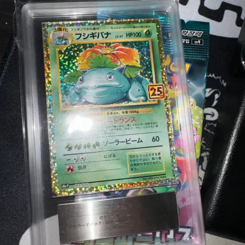 [BUNJANG] 25th Anniversary Promo Bulbasaur Graded 10 / 25주년 프로모 이상해꽃 일판 ars 10등급
