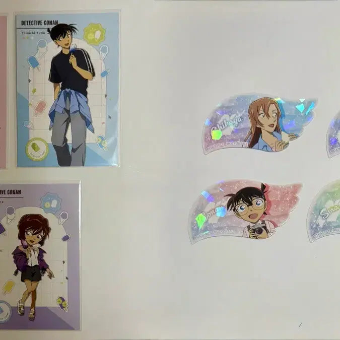 [BUNJANG] Detective Conan Animate Exclusive Event Bonus Stickers &amp; Postcards / 럽코난 굿즈 상점 애니메이트 특전 증정 이벤트