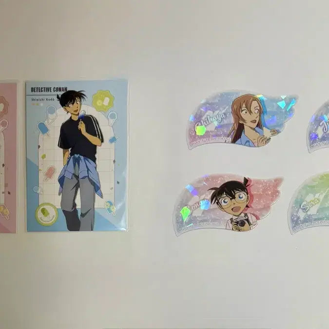 [BUNJANG] Detective Conan Animate Exclusive Event Bonus Stickers &amp; Postcards / 럽코난 굿즈 상점 애니메이트 특전 증정 이벤트