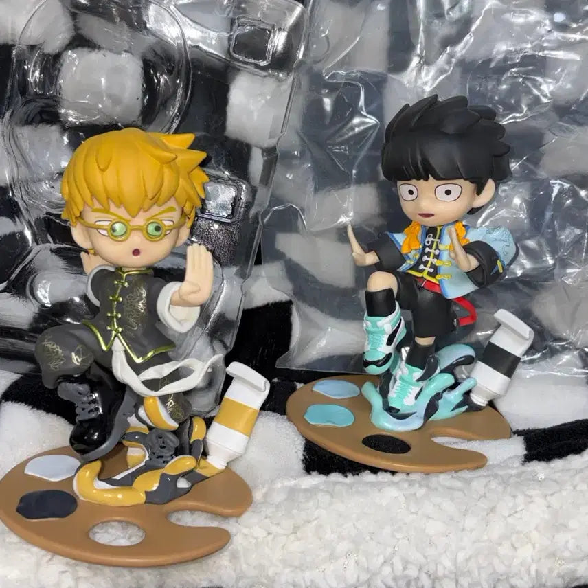 [BUNJANG] Mob Psycho 100 Kageyama Shigeo &amp; Reigen Arataka PalVerse Pale Figure Bundle Set / (일괄)모브사이코 100  카게야마시게오 레이겐 차이나 팔버스 피규어