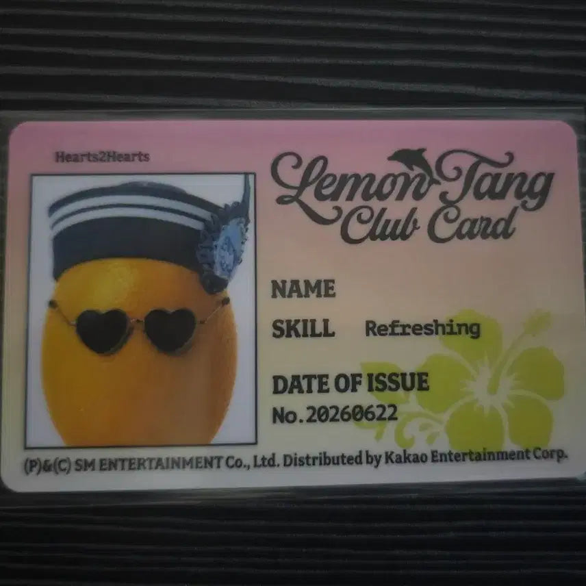 [BUNJANG] Hats to Hearts Lemon Tinkle Club Membership Card / 하츠투하츠 레몬탱클럽 회원카드 양도