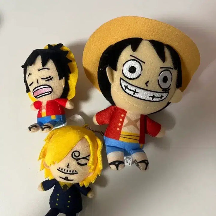 [BUNJANG] One Piece Luffy Sanji Plush Bundle Set / 원피스 루피 상디 누이 일괄