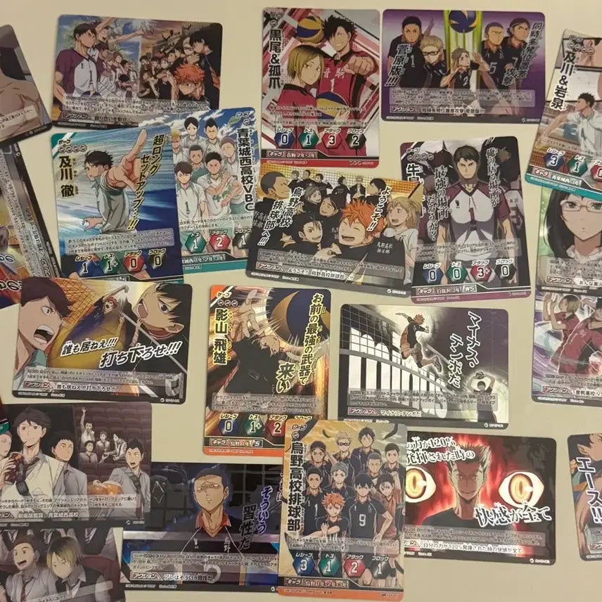 [BUNJANG] Haikyuu!! Karuta Cards Bundle Set / 일괄) 하이큐 바보카 카드 / 덤 포함 / 이사 정리 급처