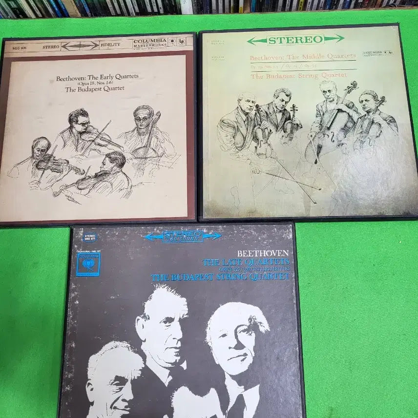 [BUNJANG] Beethoven String Quartet Early, Middle, and Late Periods Box Set (3 Volumes) / 베토벤 초기, 중기, 후기 현악4중주 박스반 3권