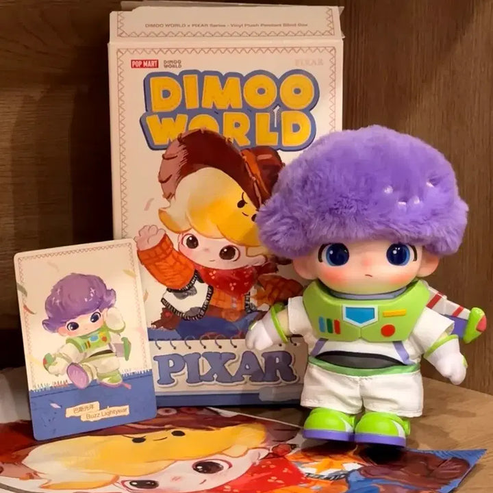 [BUNJANG] Pop Mart Dimoo World x Pixar Series Doll Keychain Secret Edition / 미개봉 팝마트 디무 월드 x 픽사 시리즈 인형 키링 시크릿 에디션