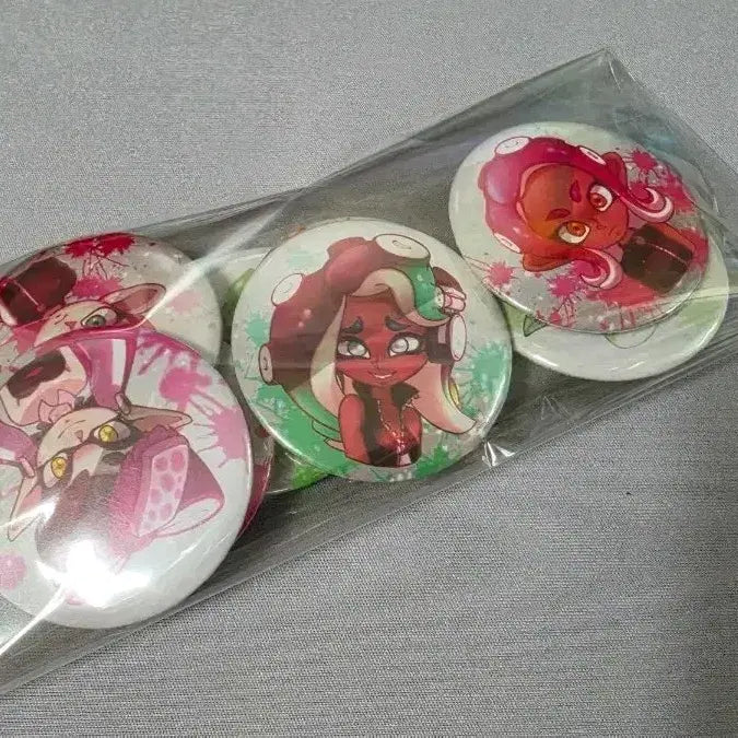 [BUNJANG] Splatoon Unofficial Goods Bundle (Can Badges) / 스플래툰 비공식 굿즈 일괄 (캔배지)