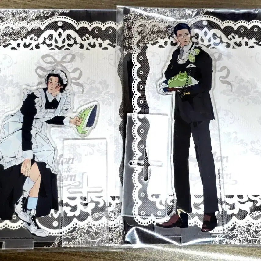 [BUNJANG] Le Bon Salon Acrylic Stand Set Ju Pyeong / 레봄 주의 평화 주평 아크릴스탠드 양도