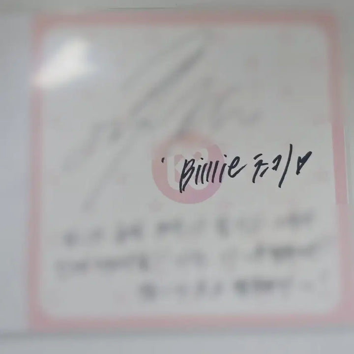 [BUNJANG] Billlie Tsuki Signed Letter &amp; Photoprints / 빌리 츠키 사인 편지 + 인화사진