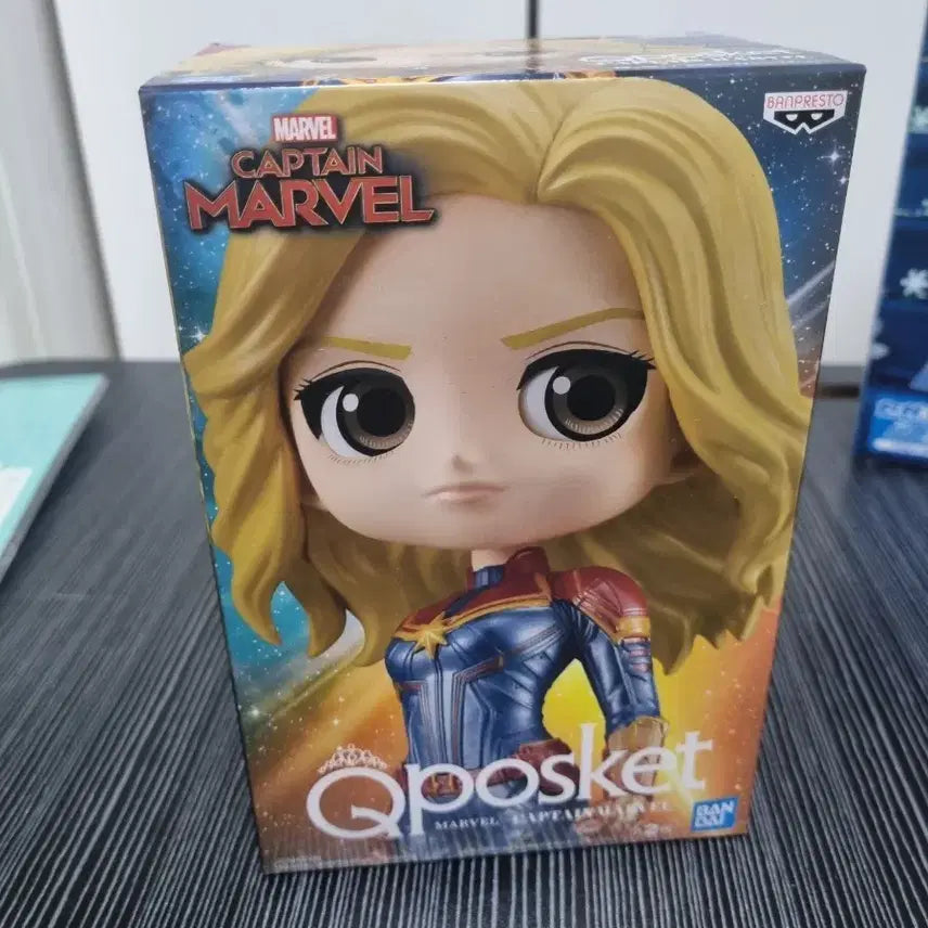 [BUNJANG] Marvel Captain Marvel Qposket Figure (Sealed) / 마블 캡틴 마블 Qposket 피규어(미개봉)