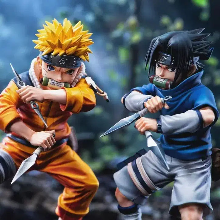[BUNJANG] Zhen Yi Childhood Naruto &amp; Sasuke Resin Figure / Zhen yi  나루토 사스케 레진 피규어