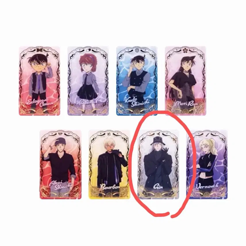 [BUNJANG] Detective Conan: Black Iron Submarine Acrylic Stand (Set 5, Prize D) / 미개봉)명탐정코난 흑철의 어영 set5 쿠지 D상 아크릴 스탠드