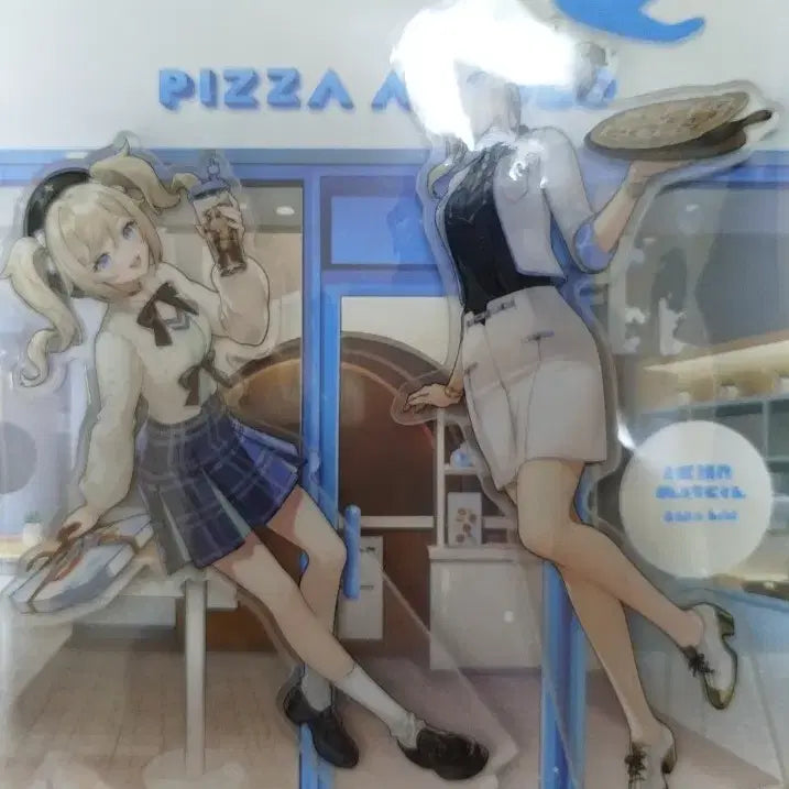 [BUNJANG] Genshin Impact Pizza Alvolo Collaboration Barbara &amp; Jean Acrylic Stand / 원신 피자알볼로 콜라보 아크릴 스탠드 판매합니다