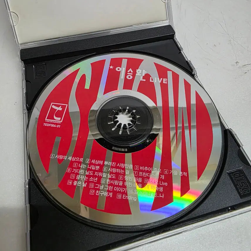 [BUNJANG] Lee Seung Hwan The Show Live Compilation Album / 이승환 The Show