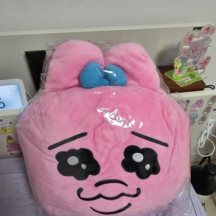[BUNJANG] Ppunjjutokki Face Cushion / 오빤쮸 빤쮸토끼 얼굴쿠션