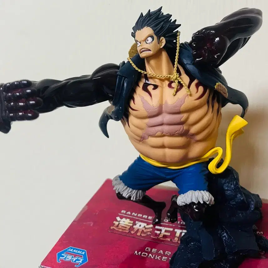 [BUNJANG] Banpresto Grandline Men Zoukeiou 2014 Champion Gear Fourth Luffy Figure / (원피스피규어)반프레스토 조형왕 정상결전 2014챔피언 기어포스 루피