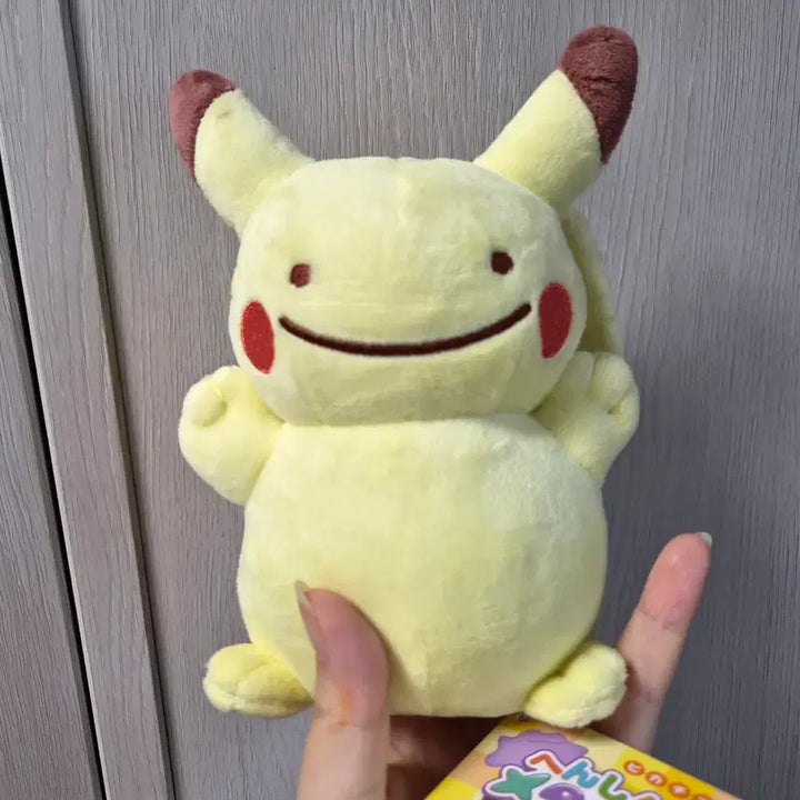 [BUNJANG] Pokemon Ditto Transform Pikachu Plush Doll / 포켓몬 변신 메타몽 피카츄 인형 판매합니다