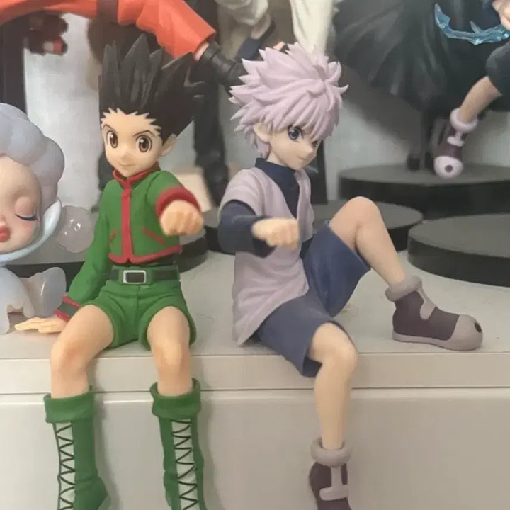 [BUNJANG] Hunter x Hunter Gon &amp; Killua Noodles Stopper Figure Bundle Set / (급처, 박스보유)헌터헌터 곤, 키르아 누들스토퍼 일괄판매